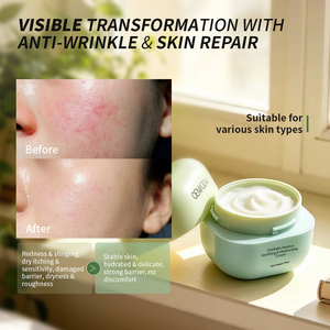 Crème apaisante à l'extrait naturel de Centella Asiatica, hydratante et calmante pour la peau, fabrication OEM sous marque privée, vente en gros de cosmétiques - Product Image 3
