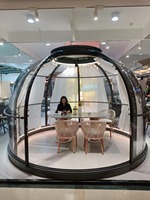 Prima patio extérieur salle à bulles polycarbonate ciel étoilé chambre maison à bulles transparente pour jardin