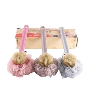 Boule de bain éponge brosse escova para banho promotionnel enfants enfants vente en gros ensemble Oem/Odm naturel salle de bain <span class=keywords><strong>crin</strong></span> brosse de bain - Product Image 5