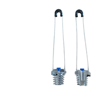 Wholesale Gimbo PA Type Optical Fiber Optic FTTH Drop Cable Hanging Clamp Customizable Aluminum Alloy Tension Fittings