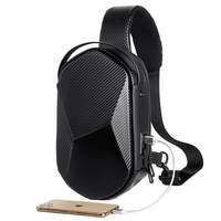 Sac à bandoulière élégant et portable, sacoche de voyage pour console de jeu, coque rigide en PU, doublure extérieure épaissie, protection intégrale