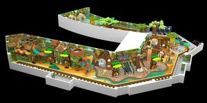 อุปกรณ์สนามเด็กเล่นในร่มหลายชั้นปราสาทซุกซนสำหรับเด็กสำหรับ2025ห้องเด็กหรือห้างสรรพสินค้า - Product Image 2