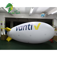 Zeppelin gonflable géant sur mesure, dirigeable gonflable à l'hélium, publicité gonflable à vendre