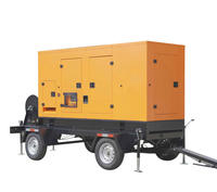 Groupe électrogène diesel mobile silencieux sur remorque Goodwind 16 kVA OEM 2026 à faible consommation de carburant