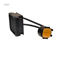 120 refroidisseur de processeur de refroidissement par eau liquide radiateur intégré refroidisseur de processeur d'ordinateur ventilateur 120mm LGA 2011/115x/1200/1700/AM4