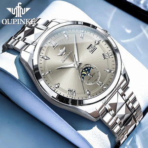 Montre homme OUPINKE 3265, livraison directe, étanche, verre saphir synthétique, haut de gamme, automatique, mécanique. - Product Image 2