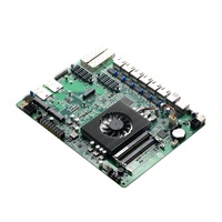 Motherboard Firewall Pfsense Appliance Server 1u dengan 6 Port Ethernet Kecepatan Tinggi Mini Racks Mainboard dengan 2 Antarmuka Fiber