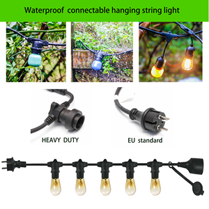 SL-A-010 e26 e27 tomadas e alças de pendurar, lâmpadas s14, lâmpadas led, corda dos eua - Product Image 6