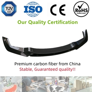 Stile Vor in fibra di carbonio paraurti anteriore labbro labbro anteriore per BMW F87 M2 2018 da competizione-2021 - Product Image 2