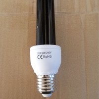 Lámpara Trampa para Insectos LED Ecológica de 2U y 30W, Luz UV, Clasificación IP65, Cuerpo de Vidrio, Iluminación Más Potente, Área de Radiación Más Amplia