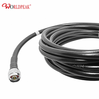 Câble coaxial à faible perte LMR400, assemblage N mâle vers N mâle 50 Ohm, pour alimentation d'antenne de station de base 4G 5G