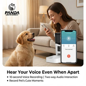 पर्यावरण के अनुकूल आधुनिक स्मार्ट पालतू कटोरे मोबाइल फोन रिमोट कंट्रोल मात्रात्मक भोजन मशीन कुत्तों के लिए स्वचालित - Product Image 6