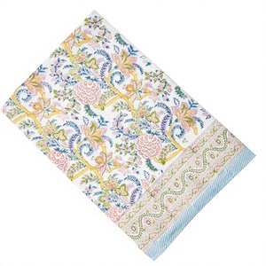 Elegante tovaglia rettangolare stampata floreale <span class=keywords><strong>con</strong></span> copertura a molla a blocchi di tovaglia da pranzo stampata - Product Image 1