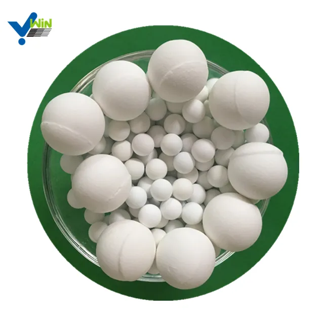 Bola de cerámica de molienda de alúmina de alta dureza 92% 95% para Molienda Fina en molino de bolas