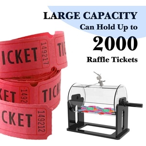 Tambor de Sorteo con Diseño Silencioso y Manivela Giratoria, Tambor Giratorio Resistente para Boletos de Rifa - Product Image 5