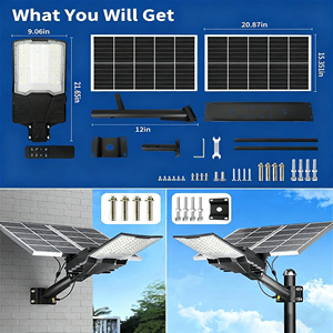ALECTER APH-L27 Manufacturer Price 600W/800W/1000W Solar LED Street Lights Monocrystalline Silicon Solar IP65 Waterproof APH-L27 - Product Image 5