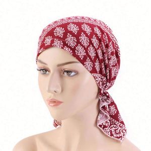 Turban élastique en polyester – Bonnet chimio tendance pour femme, idéal pour l'extérieur – Vente en gros - Product Image 1