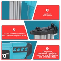 ATO pistolet à ongles électrique 2 en 1 de haute qualité outils de travail du bois cloueur de finition sans fil électrique