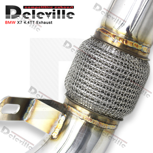 Silenciador de escape de acero inoxidable Deleville 304 Catback para <span class=keywords><strong>BMW</strong></span> <span class=keywords><strong>X7</strong></span> B58 4.4TT 2019-2022 <span class=keywords><strong>M50</strong></span>/M60 Sistema de rendimiento de tubos de escape - Product Image 6