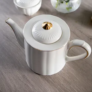 Chaozhou थोक पार्टी और घटनाओं गुलदस्ता Porcelans गोल्डन एज के साथ अन्य शादी की आपूर्ति सजावट चाय के बर्तन चीनी मिट्टी चायदानी - Product Image 1