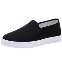 Chaussures en toile, baskets à semelles souples, chaussures de gymnastique, chaussures pour exercices matinaux, chaussures blanches pures, pantoufles pour femmes et hommes