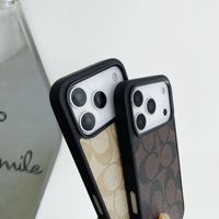 Coque de téléphone tendance à rayures pour iPhone 18 17 16 15 Pro Max, design animalier de luxe, protection antichoc