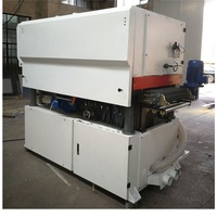 Machine à polir le bois à bande large WEIKA, commande PLC, moteur haute puissance, ponçage de précision, vitesse d'alimentation réglable, illimitée