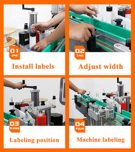 High Efficiency Automatic Electric Round Bottle Food Beverage <b>Labeling</b> Machine - Product Image 4
