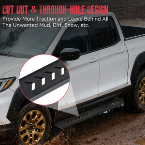 Estribo Lateral para Camioneta, Barra Nerf de Acero, Estribo para Vehículos Todoterreno 4x4, Resistente, Capacidad de Carga de 500 lb, Soporte OEM - Product Image 5