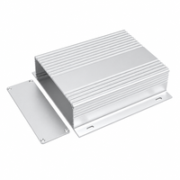 Boîtier de dissipateur thermique en aluminium extrudé 147*41mm, boîte de projet électronique dissipant la chaleur, boîtier d'instrument