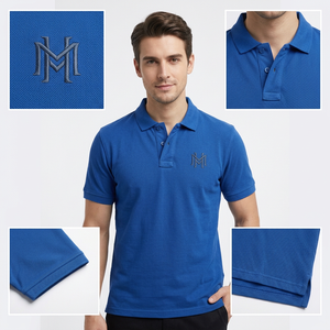 เสื้อโปโลชาย 220 GSM แขนสั้น ปักโลโก้ตามสั่ง รับผลิตแบรนด์ส่วนตัว ขายส่งจากโรงงาน - Product Image 4