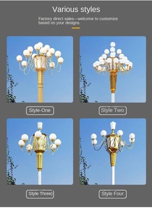 Postes de Luz de Aleación de Aluminio Personalizados, Farola LED Inteligente para Ciudad con Pantallas Publicitarias, Señales de Tráfico, Alimentación CA, Clasificación IP65 - Product Image 5