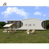 Villa de luxe Maison modulaire à usage commercial personnalisable Maison préfabriquée Cabine spacieuse isolée pour le camping