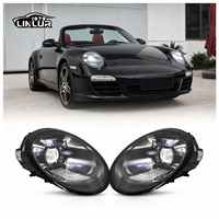 Prix d'usine 2023 : Ensemble de phares LED style Matrix avec lentille de projecteur pour Porsche 911 997 997.1 997.2 2004-2011