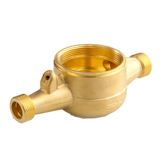 Пользовательские латунные Горячие кованые детали корпус водомера