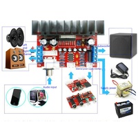 TDA7377 Amplificateur de puissance Carte audio 2.1 canaux Subwoofer Amplificateur de son de basse DIY KITS
