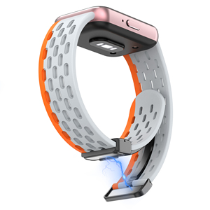 Eraysun Silicone Réglable Montre Accessoires Boucle Magnétique Bracelet Fitness Sangles Bandes De Remplacement Pour <span class=keywords><strong>Samsung</strong></span> Galaxy Fit3 - Product Image 5