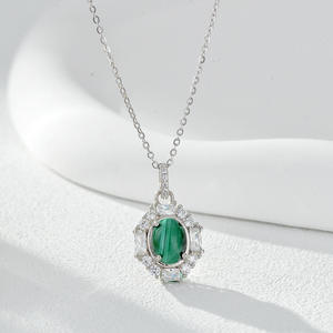 Fashion Jewelry <b>Necklace</b> Pendant <b>Necklace</b> Fine Jewelry <b>Necklace</b> Silver 925 Jewelry For Women Sterling Silver 925 Jewellery oval - Product Image 3