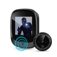 2.4 "écran LCD visionneuse de porte électronique cloche IR nuit porte judas caméra enregistrement Photo caméra de porte numérique visionneuse intelligente