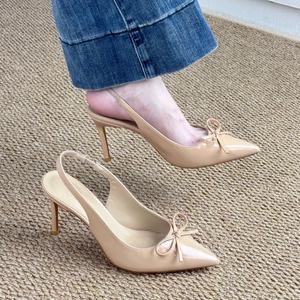 Tacones Altos de Diseño de Lujo para Mujer 2026, con Suela Roja, para Fiestas y Banquetes, Talla Grande, Punta Puntiaguda - Product Image 4