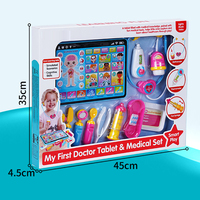 Tablette éducative pour les jeunes enfants, machine d'apprentissage et de jeu d'imitation, jouets de docteur