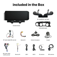 Écran radio de voiture Android 15 pouces avec CarPlay sans fil, lecteur stéréo pour Jeep Wrangler JL 2018-2023