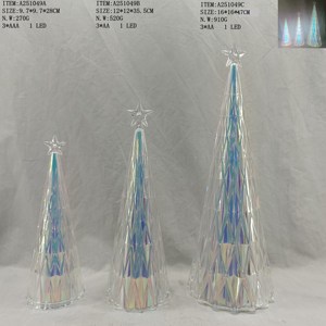 Árbol de Navidad de Acrílico de Colores, Electrodoméstico para Decoraciones Festivas - Product Image 5