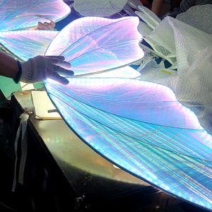 ไฟ LED รูปผีเสื้อแบบสะท้อนแสงเปลี่ยนสีได้ ยี่ห้อ LANJO สำหรับตกแต่งเพดานเวทีงานแต่งงานและงานอีเว้นท์ - Product Image 6