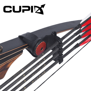 Arco Recurvo Tradicional Hecho a Mano CUPID Archery, Tamaño Grande/Pequeño, Capacidad para 6/4 Flechas, Arco y Flecha para Caza, Carcaj para Flechas - Product Image 5