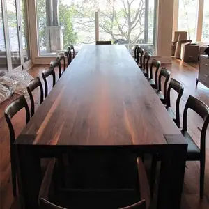 High Quality South America Walnut Natural Shape Table Top Live Edge Wood Slab Restaurant Dining Table