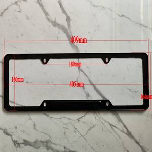 Portaplacas de Matrícula de Ecuador, Marco de Matrícula de Acero Inoxidable, Marco de Matrícula Personalizado, Logotipo, Accesorio para Moto - Product Image 5