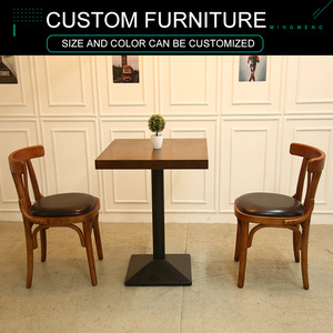 สไตล์คลาสสิกHoreca Furniture <span class=keywords><strong>Cafe</strong></span>เก้าอี้เฟอร์นิเจอร์เชิงพาณิชย์โรงอาหารFast Food Restaurantเก้าอี้ - Product Image 6