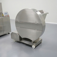 Mesin Pengiris/Penggiling Daging Beku Semi-Otomatis HUAGANG BR-950, Ketebalan Dapat Diatur, Bahan Stainless Steel, Untuk Restoran