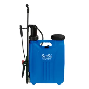 Seesa (SX-LK12FA) 12L d'agriculture portative en plastique pour outils de jardin sac à dos pulvérisateur à pompe manuelle